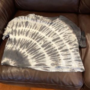 Tie dye cropped PINK tee